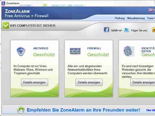 ZoneAlarm Free Antivirus + Firewall Download