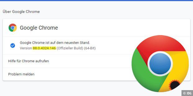 Sicherheits-Update für Chrome 88